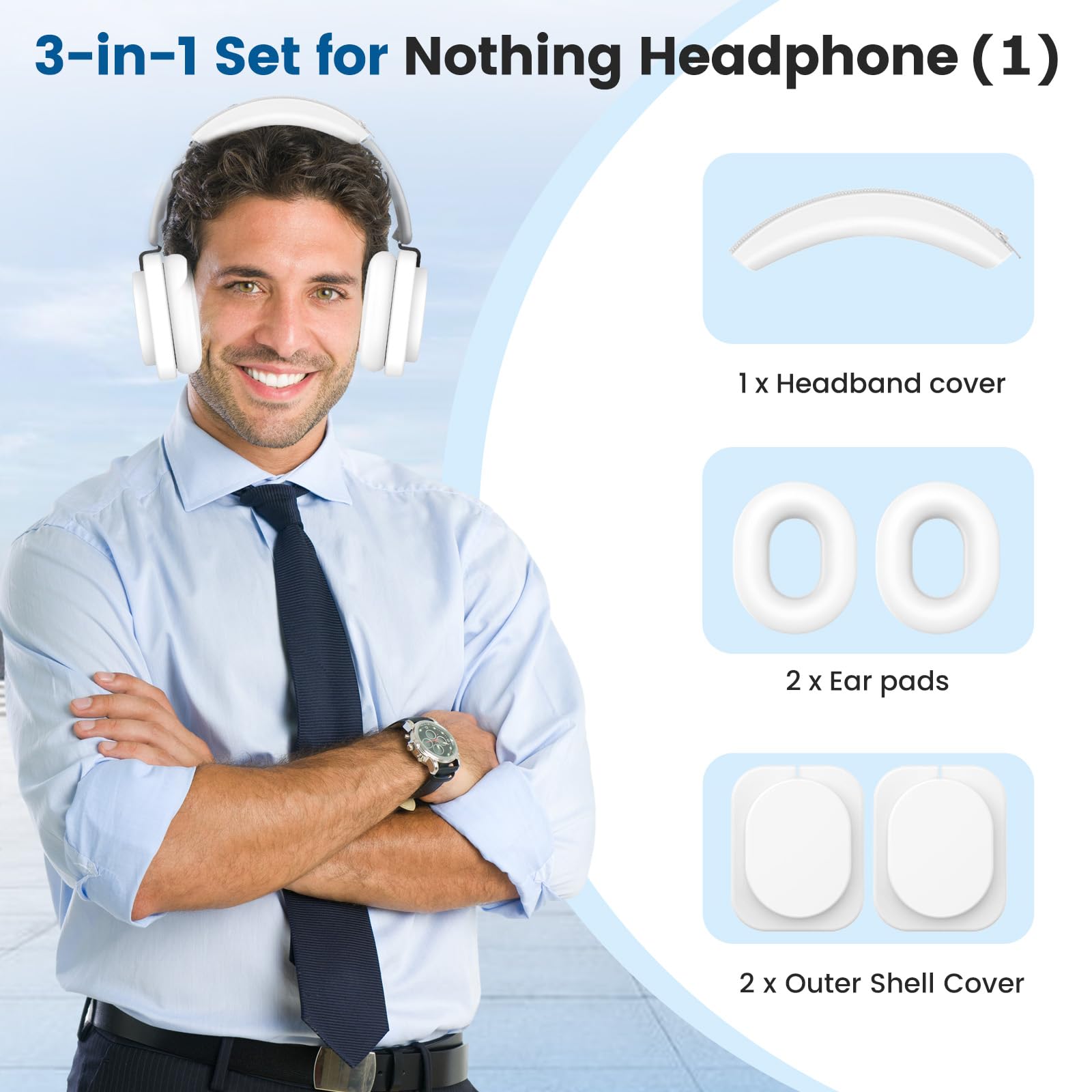 Amazon.com: for Nothing Headphone (1) Case Cover – 3-in-1 Silicone